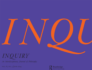 okładka czasopisma Inquiry An Interdisciplinary Journal of Philosophy