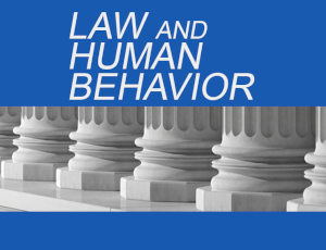 okładka czasopisma law and human behaviour