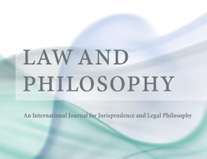 Okładka czasopisma Law and Philosophy