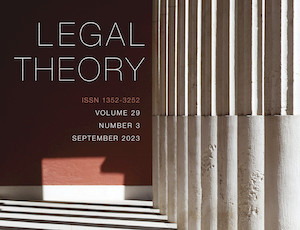okładka czasopisma Legal Theory