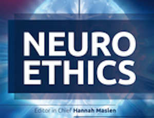 Okładka czasopisma Neuroethics