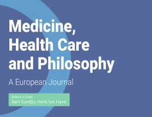 Okładka czasopisma Medicine, Health Care and Philosophy