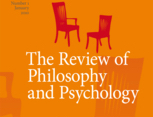 okładka  czasopisma Review of Philosophy and Psychology